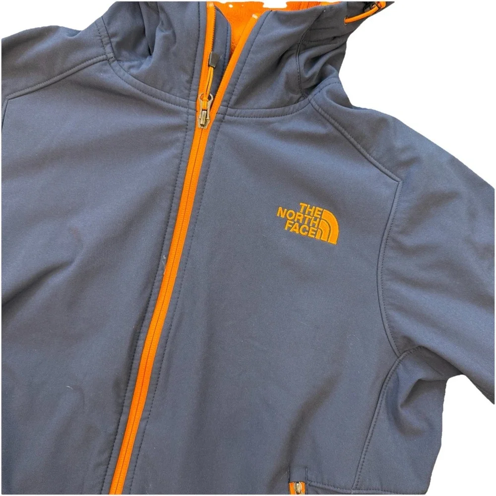 The North Face Men's Small S‎ Apex Flex Jacket Gray With Orange Accents